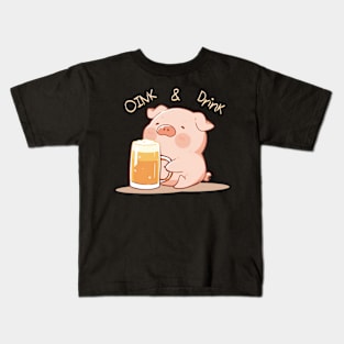 Oink & Drink Kids T-Shirt